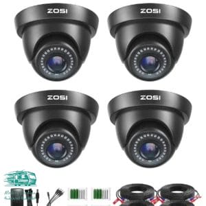 كاميرات مراقبة ZOSI قبة 4 قطع 1080P HD-TVI