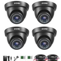 كاميرات مراقبة ZOSI قبة 4 قطع 1080P HD-TVI