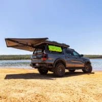 ⁦ظل التعتيم الأسود Deltawing 270 Awning⁩ - الصورة ⁦1⁩