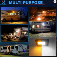 ⁦كشاف MICTUNING 2 PCS RV Exterior LED Porch Light⁩ - الصورة ⁦5⁩