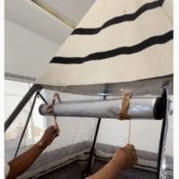 خيمة هرمية PVC