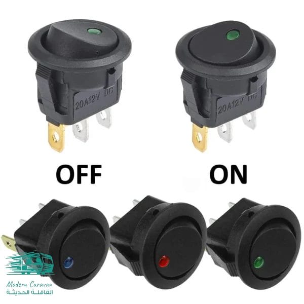 مفتاح ضغط بإضاءة LED 2 مفتاح ضغط بإضاءة LED